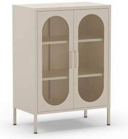 Krémszínű szekrény 70x100 cm Diora – Marckeric