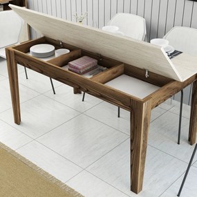 Milan 898 - Walnut, Travertine