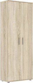 Kétajtós polcos szekrény Sonoma színben KLARA