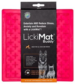 Nyalogatós alátét Buddy Pink – LickiMat