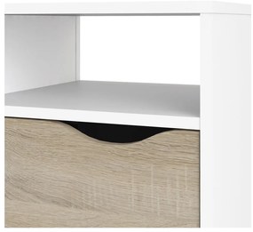 Oslo fehér TV-állvány, 117 x 57 cm - Tvilum