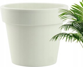 Virágtartó Virágcserép Gamma 20x17cm Ecru Krémszínű