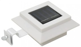 12 db fehér négyzet alakú kültéri napelemes LED lámpa 12 cm