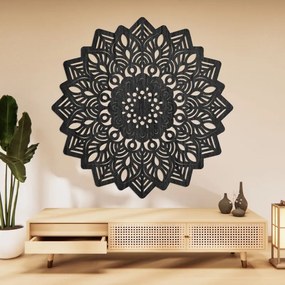 Elegáns fa faldekoráció mandala nap | SOLIS