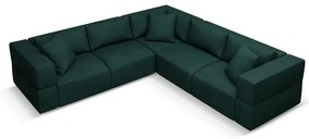 Zöld sarokkanapé (variálható) Esther – Milo Casa