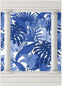 Poszterek 50x70 Classic Blue Monstera