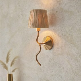 Endon glamour modern fali lámpa wriggle antik sárgaréz end114227