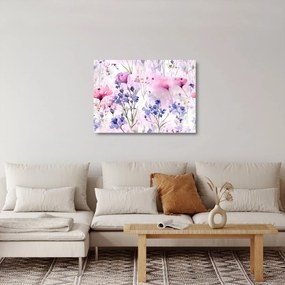 Üveg kép - Akvarell rét (70x50 cm)
