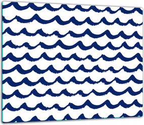 7in1 Üveg Tűzhelyvédő Főzőlap 60x52 Mintás