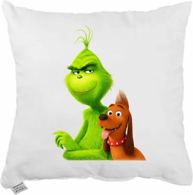 EMI Grinch és Max karácsonyi díszpárna 40x40 cm