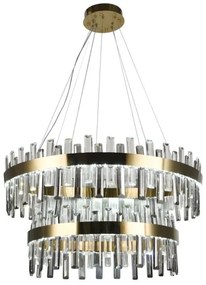 LED állítható fényerőjű kristály csillár kábellel LED/190W/230V + DO