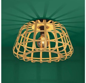 Eglo 390149 - Mennyezeti lámpa MONTEZUELO 1xE27/40W/230V bambusz