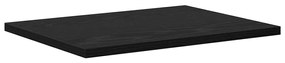 Polcos könyvespolc 4 pcs Fekete 40 x 30 x 1.5 cm Faanyag