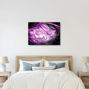 Gyönyörű lila absztrakció képe (70x50 cm)