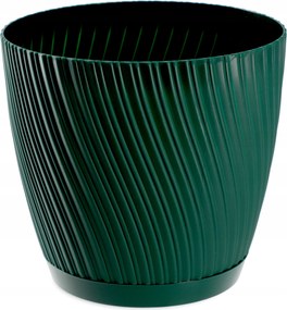 Kerek Virágtartó Állvánnyal 13cm Zöld