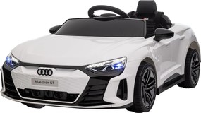 HOMCOM Gyerek Elektromos Autó 12V, 2.4 GHz Távirányítóval, 2 Motorral, 4 Rugós Kerekű Gyermekjármű, Kürt, Fények, Zene, Lágy Indítás, Tanulókerék 3-5