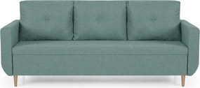DORIS Háromszemélyes kinyitható kanapé Menta