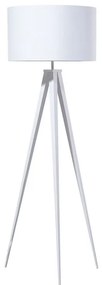 Háromlábú fehér fém állólámpa 156 cm STILETTO Beliani