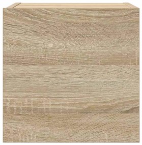 2 db sonoma tölgy falra szerelhető TV-szekrény 30,5x30x30 cm