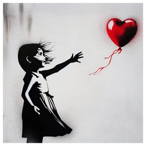 Kép szív a szélben street art