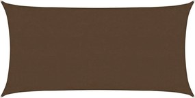 vidaXL barna HDPE napvitorla 160 g/m² 3 x 6 m