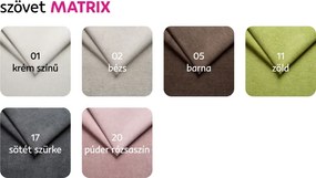 Széthúzható fotel, narancssárga, MILI 1