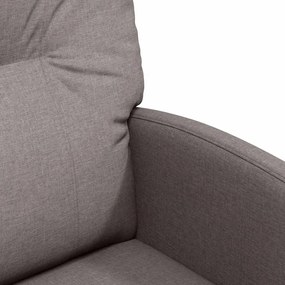 Kerekes Étkező Székek 2 pcs Tópszínű 57 x 67 x 95 cm szövet