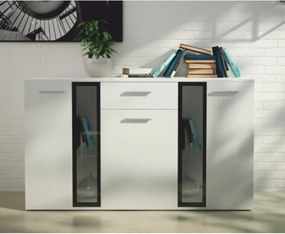 Komód, fehér, SALESA II.