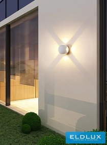 UNIVERSO fali lámpa LED 10w 1200lm 3000k IP65 ∅105×75mm fehér