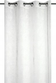 Samantha Fehér Átlós Függöny, 140 x 260 CM Elegáns, Vasalás Nélküli