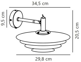 Nordlux - Fali lámpa BRETAGNE 1xG9/25W/230V fehér
