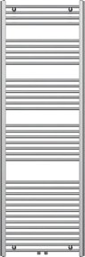 Novaservis - Fürdőszobai törölközőszárító radiátor 630W/230V 180x60 cm fényes króm egyenes