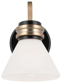 Kichler KL-FARUM1-BK - LED Fürdőszobai lámpa FARUM 1xG9/3W/230V fekete/réz