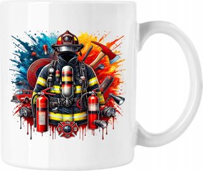 Tűzoltó bögre Mentő 1 Fehér 330ml