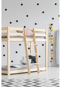 Emeletes fenyőfa gyerekágy 70x140 cm CLP - Adeko