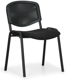 Viva Mesh konferencia szĂ©k - fekete lĂĄbak, fekete