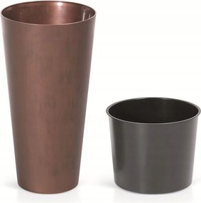 Virágcserép Tubus Effect patinás acél 66307-1890