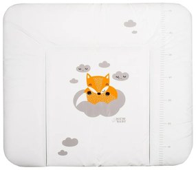 Új pelenkázó szőnyeg Fox fehér , 85 x 70 cm