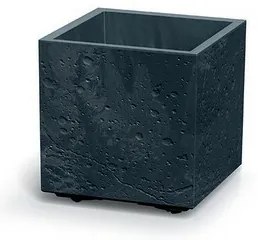 SIERRA SQUARE BETON EFFECT virágtartó 28,8 cm, antracit, S