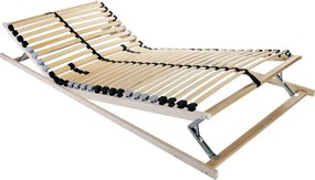 vidaXL Lécalap Barna 80 x 190 cm Tömör bükkfa