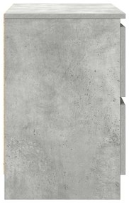 betonszürke szerelt fa TV-szekrény 60x35x54 cm