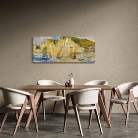 Kép - Auguste Renoir, Sea and Cliffs, reprodukciók (120x50 cm)