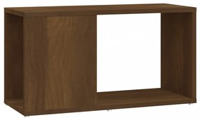 barna tölgy színű szerelt fa TV-szekrény 60 x 24 x 32 cm