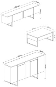 Nappali fal Luna (dió + fekete). 1073575