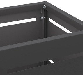 Esernyőtartó Fekete Fém Közepes Tároló Esernyőtartó