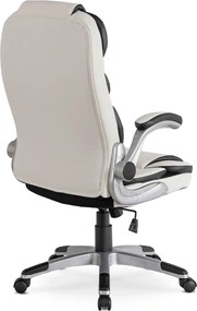 Forgószék fehér színben, műbőr kárpittal. LIVERPOOL