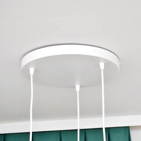 Gyerek csillár zsinóron STARS 3xE27/15W/230V kék/rózsaszín/sárga