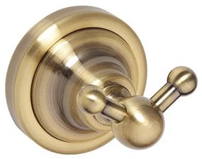 Dupla kampó 6,5x6,5 cm bronz