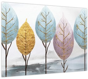 Kép - Dizájnos fák (70x50 cm)