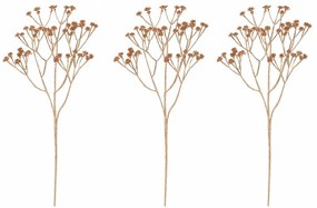 Gypsophila ágak virágokkal, 3 db, arany, 63 cm
